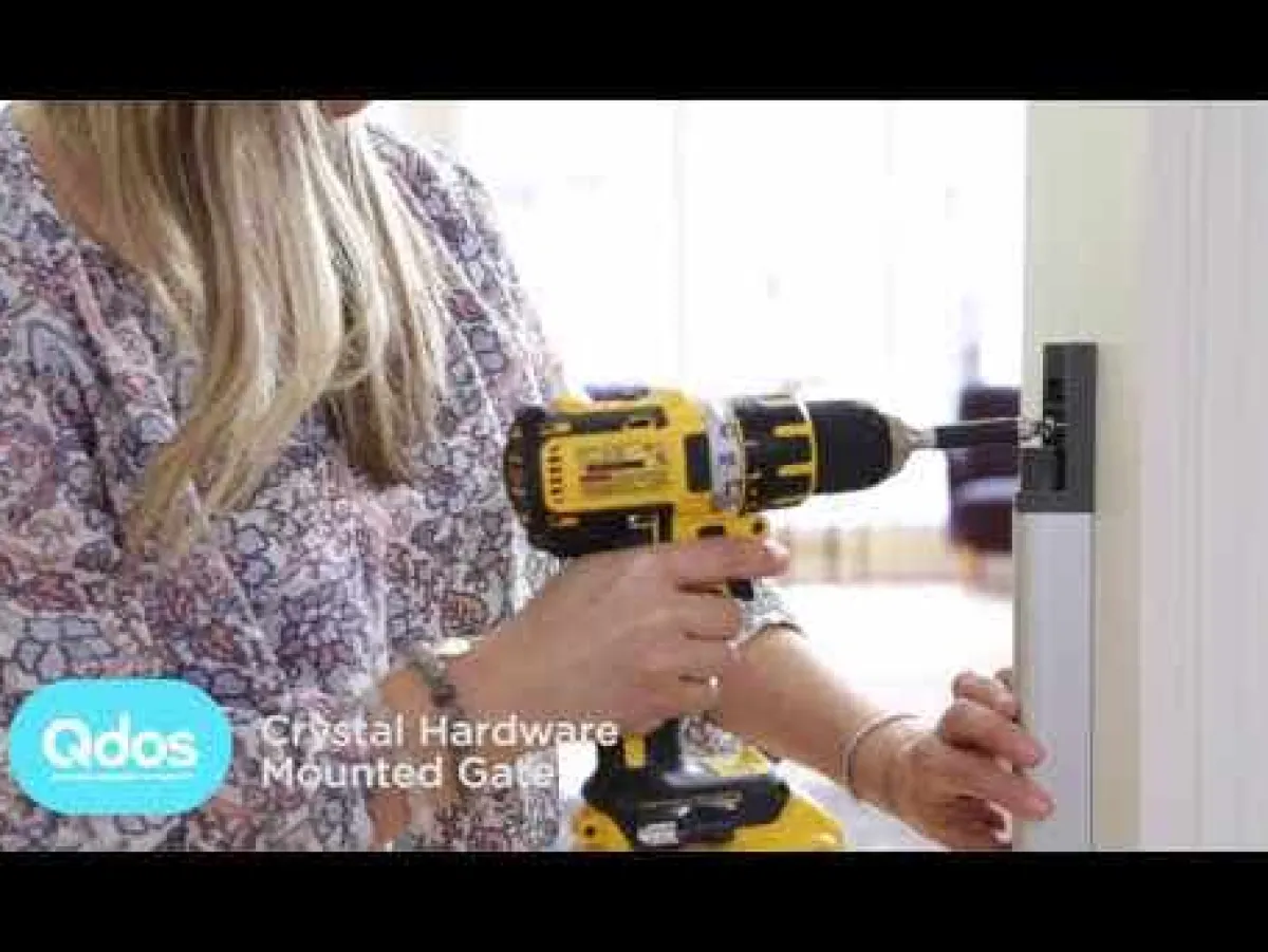 Baby Gates + Babyproofing-QDos Crystal Gate Hardware Mount