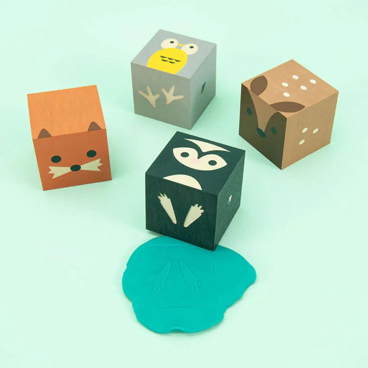 Wooden Toys|Blocks + Shape Sorters-Uncle Goose Cubelings