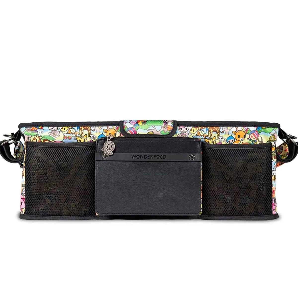 Stroller Accessories-WonderFold 4-Cup Parent Console (Tokidoki)