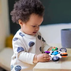Grasping Toys-Baby Einstein Curiosity Clutch Sensory Toy