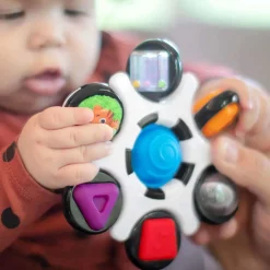 Grasping Toys-Baby Einstein Curiosity Clutch Sensory Toy