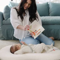 Loungers-Snuggle Me Curve Lounger Muslin Cover