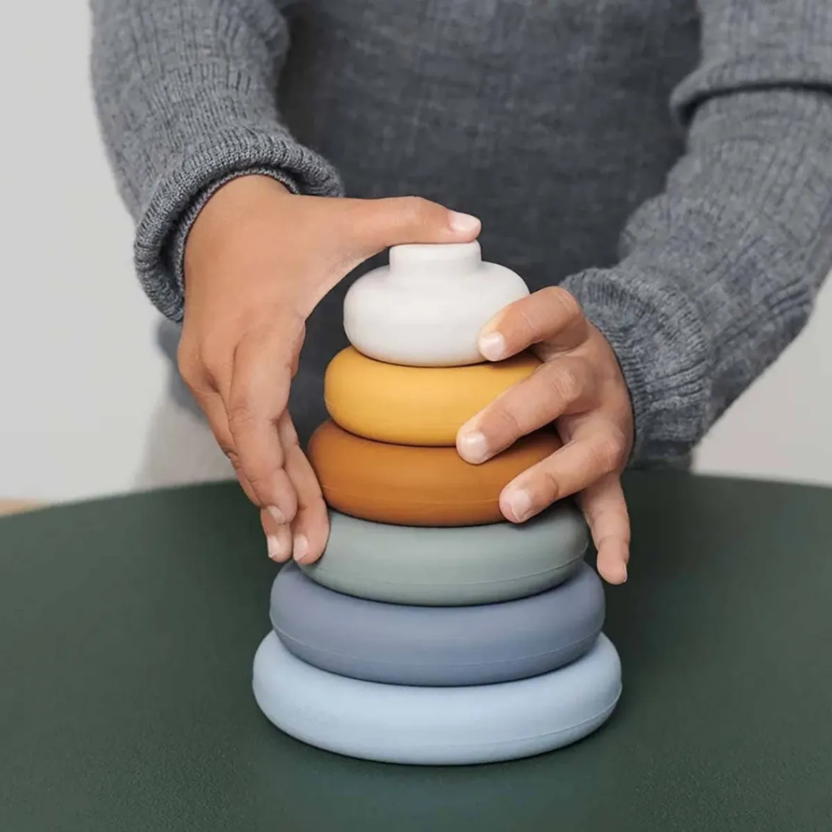 Stack + Nest Toys-Liewood Dag Stacking Tower