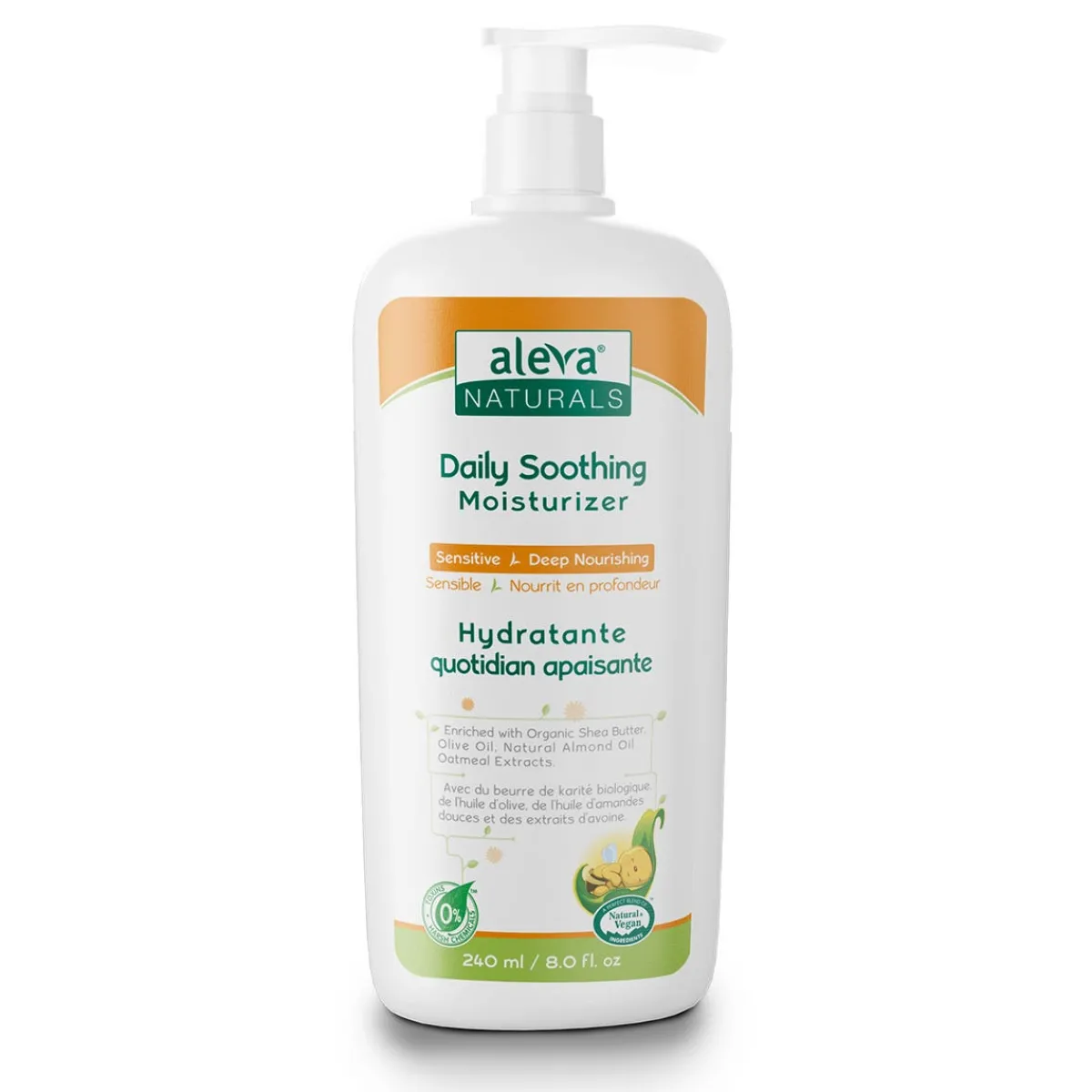 Kids Lotion|Infant Moisturizer-Aleva Naturals Daily Soothing Moisturizer (240 mL)