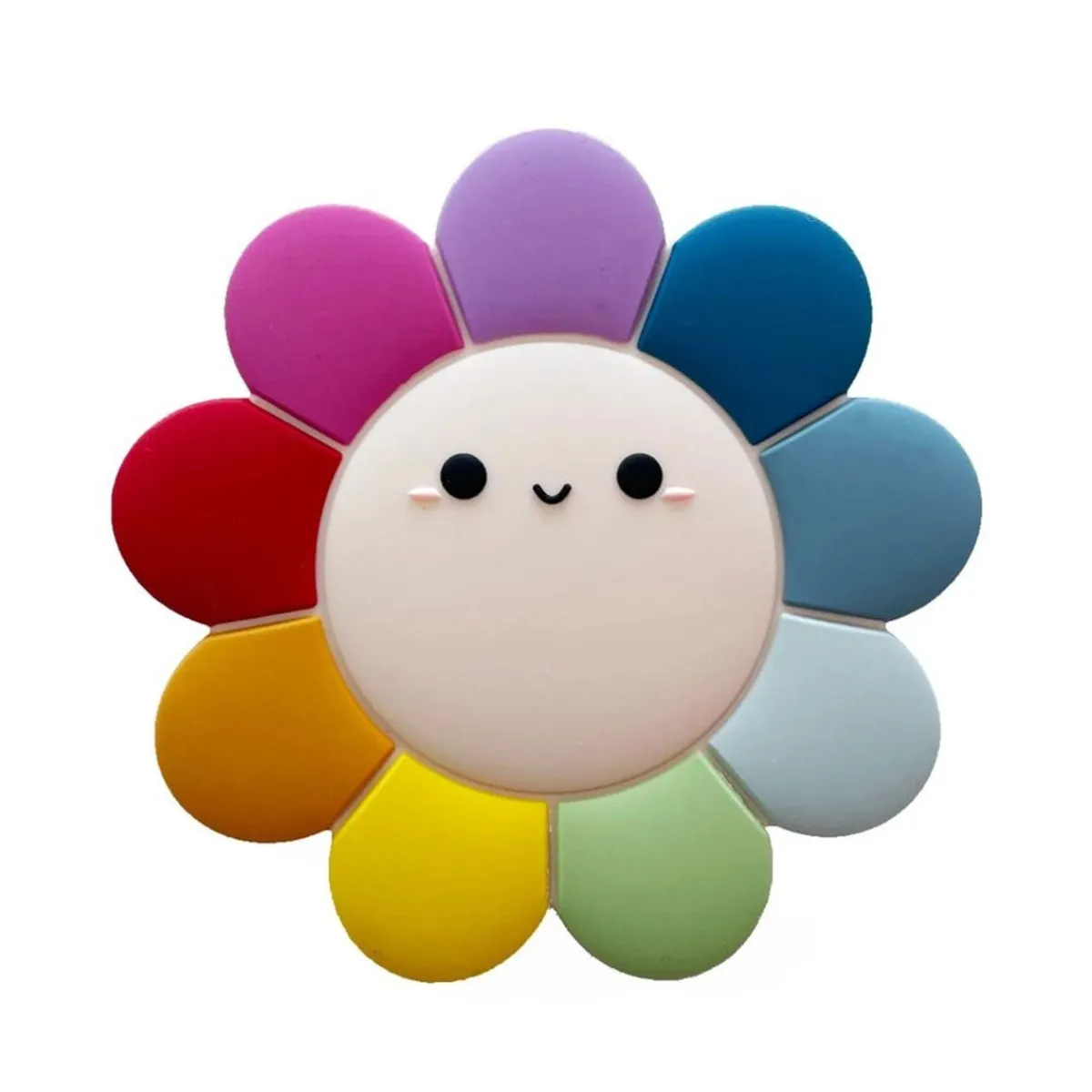 Teethers|Pacifiers + Clips-LouLou Lollipop Daisy Teether