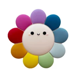 Teethers|Pacifiers + Clips-LouLou Lollipop Daisy Teether