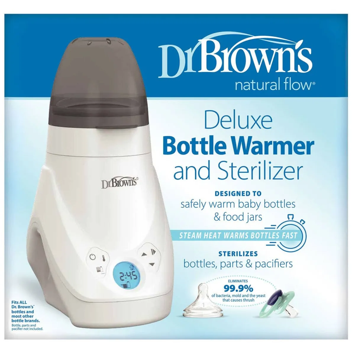 Bottle Warmers|Bottle Sterilizers-Dr. Brown's Deluxe Bottle Warmer and Sterilizer