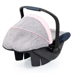 Pretend Play-Bayer Design Deluxe Doll Car Seat with Canopy Grey