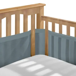 Crib Bumpers-BreathableBaby Deluxe Mesh Crib Liner