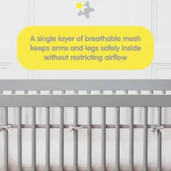 Crib Bumpers-BreathableBaby Deluxe Mesh Crib Liner