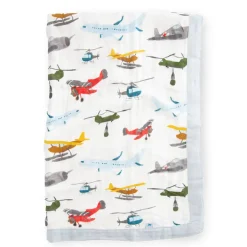 Blankets|Crib Quilts-Little Unicorn Deluxe Muslin Baby Quilt