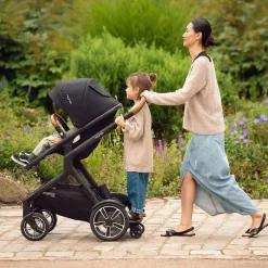 Stroller Bundles|All-Terrain Strollers-Nuna DEMI Next Stroller with Rider Board Caviar