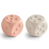 Play + Learn Toys|Blocks + Shape Sorters-Mushie Dice Press Toy (2 Pack)