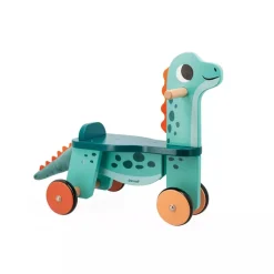 Ride-On Toys|Wooden Toys-Janod Dino Ride-On Portosaurus