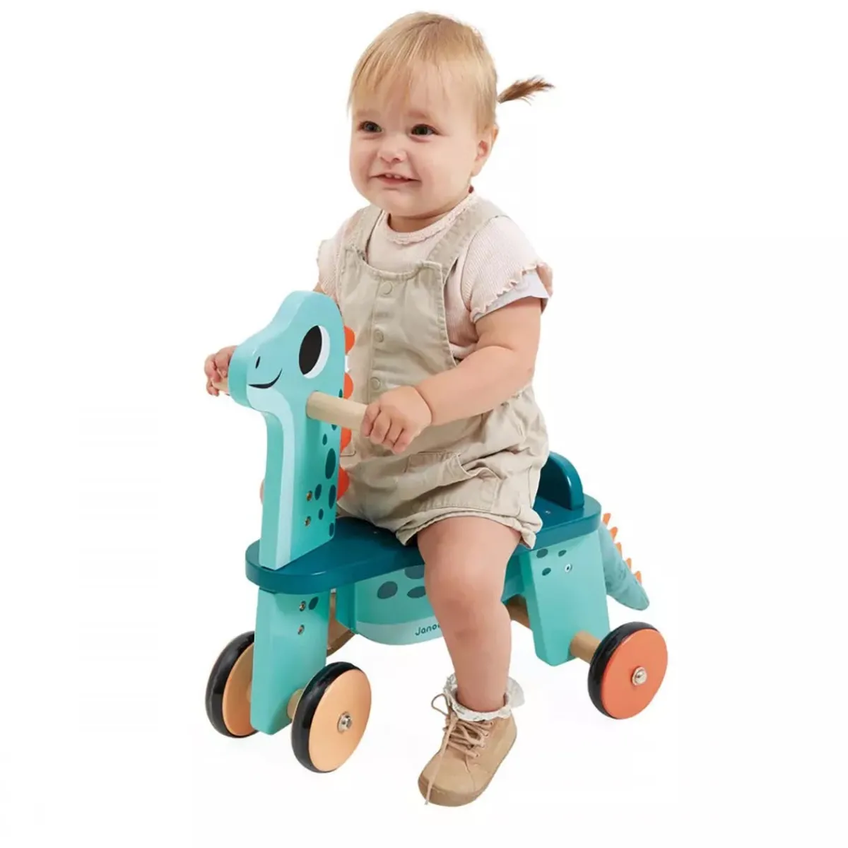 Ride-On Toys|Wooden Toys-Janod Dino Ride-On Portosaurus