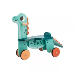 Ride-On Toys|Wooden Toys-Janod Dino Ride-On Portosaurus
