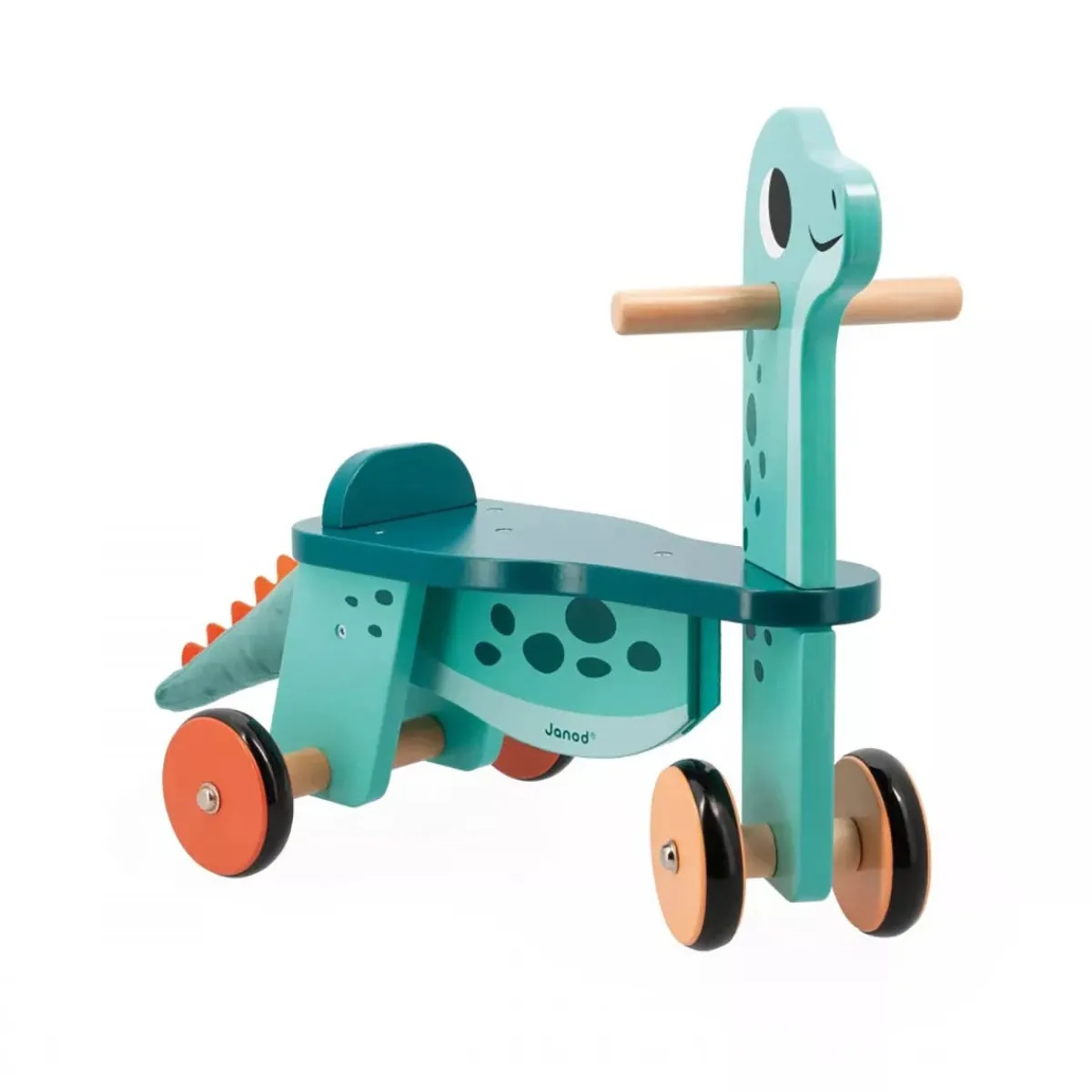 Ride-On Toys|Wooden Toys-Janod Dino Ride-On Portosaurus