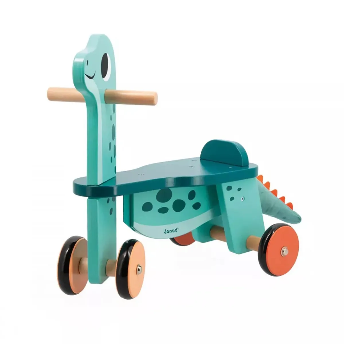 Ride-On Toys|Wooden Toys-Janod Dino Ride-On Portosaurus