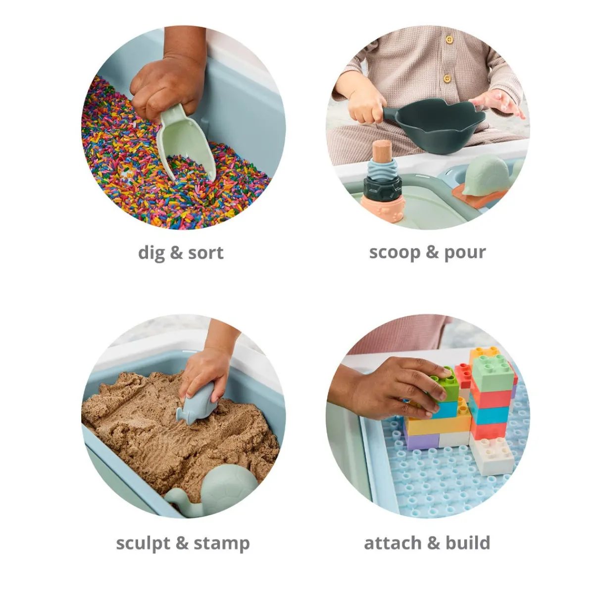 Activity Tables + Centers-Skip Hop Discoverosity 3-in-1 Sensory Table