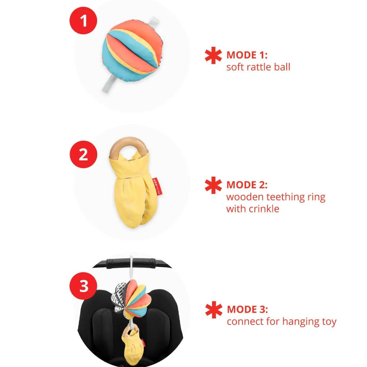 Stroller Toys-Skip Hop Discoverosity Montessori-Inspired Stroller Toy