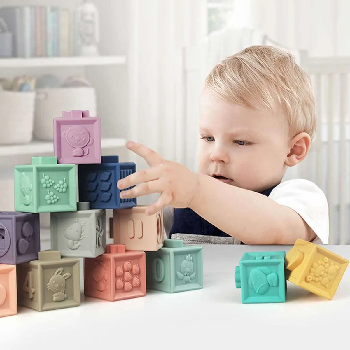 Blocks + Shape Sorters|Stack + Nest Toys-Baby To Love Discovery Cubes