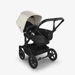 Single-To-Double Strollers|Full-Sized Strollers-Bugaboo Donkey5 Mono Complete Stroller (Black Frame) - Black/White