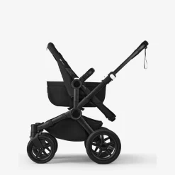 Double Strollers|Single-To-Double Strollers-Bugaboo Donkey5 Mono Complete Stroller (Aluminum Frame) Black/Midnight Black