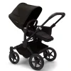 Double Strollers|Single-To-Double Strollers-Bugaboo Donkey5 Mono Complete Stroller (Black Frame) - Black/Midnight Black