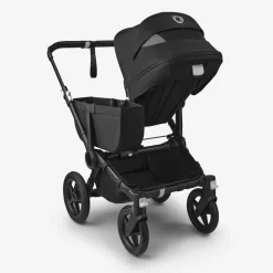 Double Strollers|Single-To-Double Strollers-Bugaboo Donkey5 Mono Complete Stroller (Black Frame) - Black/Midnight Black