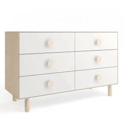 Dressers-Oeuf Dot 6 Drawer Dresser
