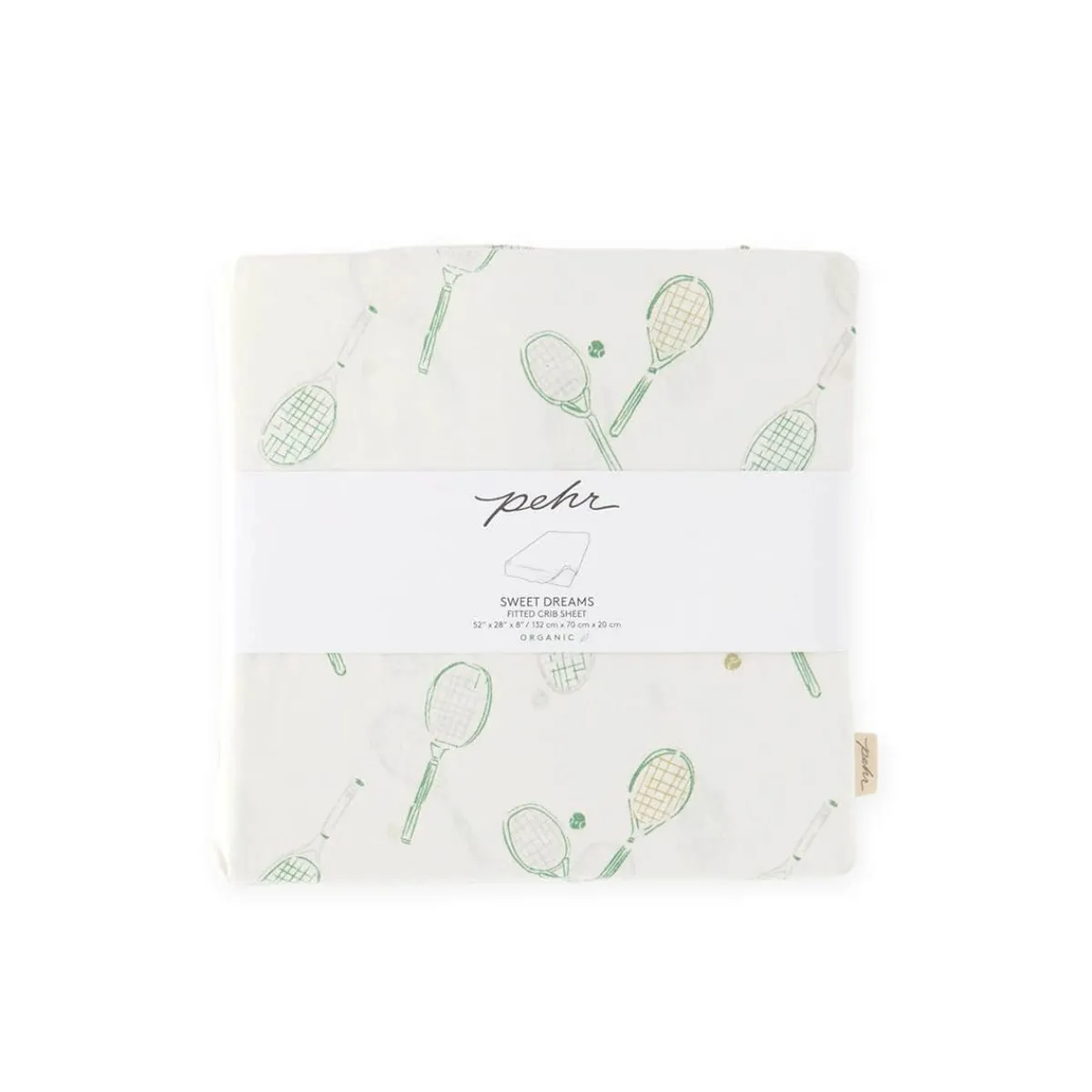 Crib Fitted Sheets-Pehr Doubles Crib Sheet