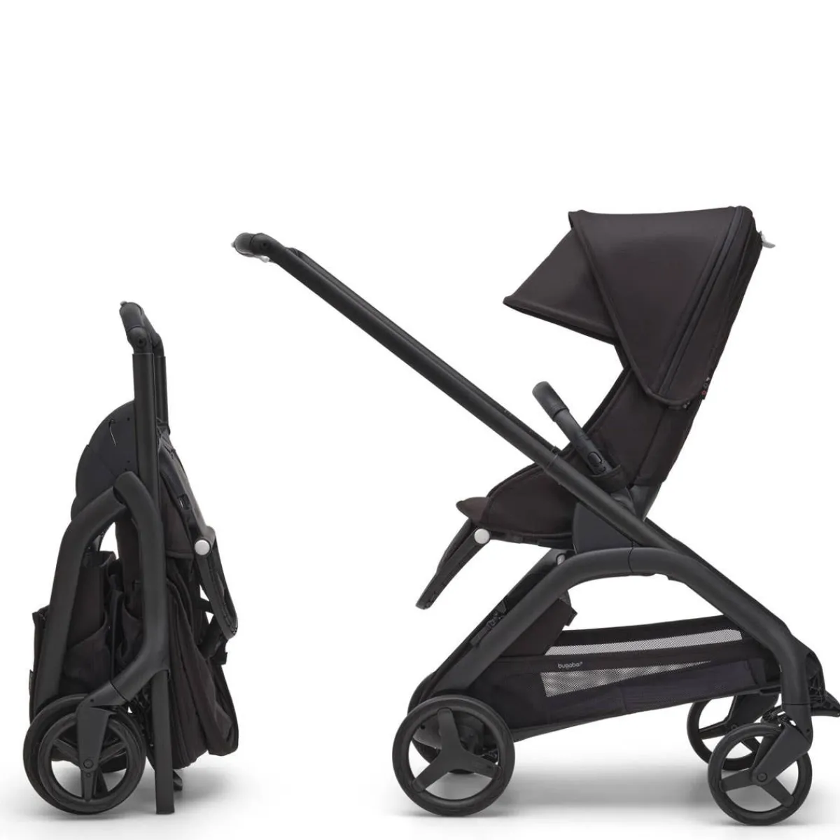 Full-Sized Strollers-Bugaboo Dragonfly Complete Stroller (Black Frame)