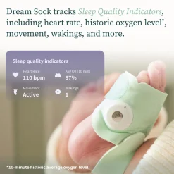 Wifi Monitors|Video Baby Monitors-Owlet Dream Sock Duo 2 (Sock + Cam 2)