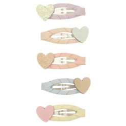 Hair Accessories-Mimi & Lula Dreamy Hearts Mini Clic Clacs