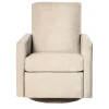 Motorized Gliders|Gliders-Oilo Drew Swivel Glider with Power Recline Wood Base (Grade C)