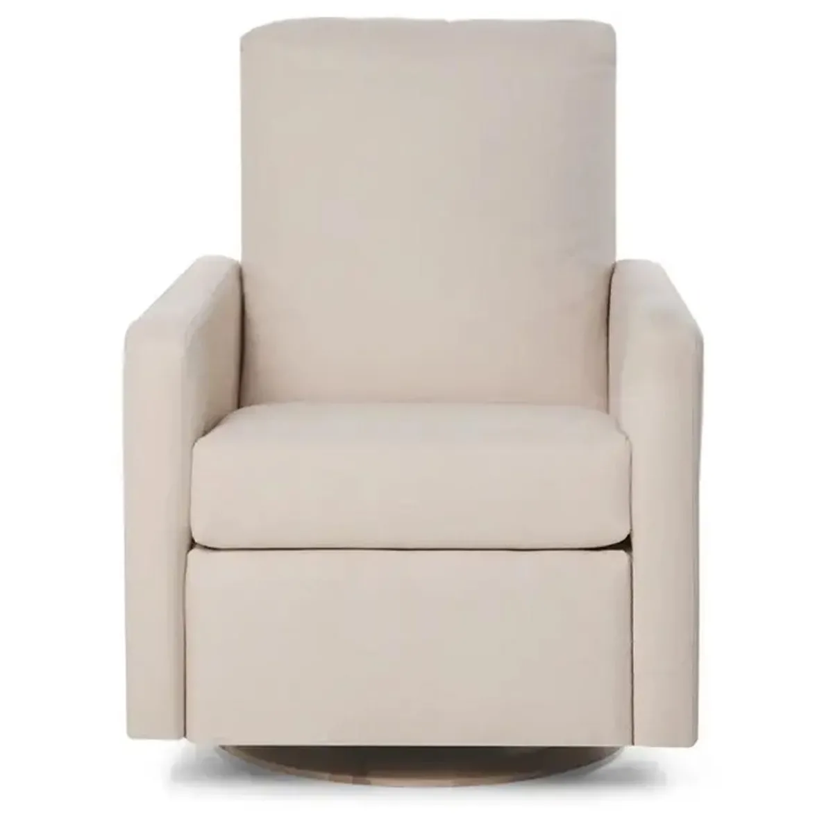 Motorized Gliders|Gliders-Oilo Drew Swivel Glider with Power Recline Wood Base (Grade D)