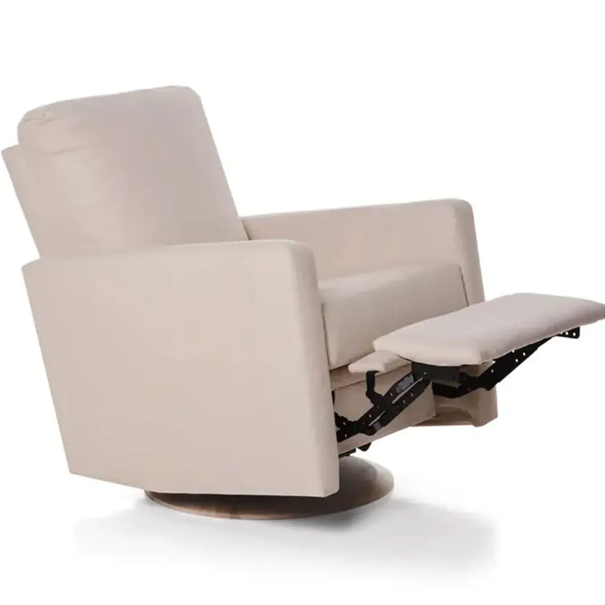 Motorized Gliders|Gliders-Oilo Drew Swivel Glider with Power Recline Wood Base (Grade D)