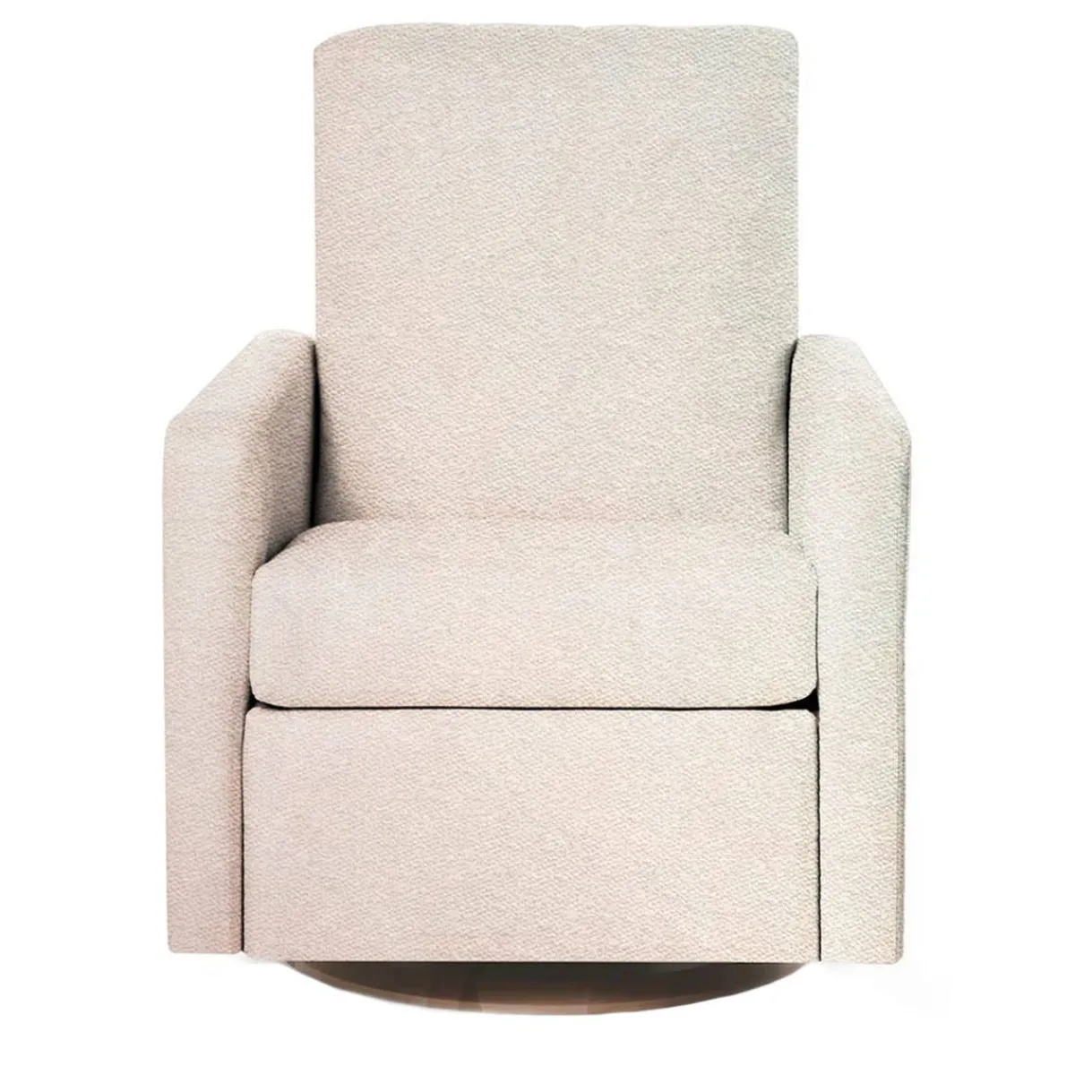 Motorized Gliders|Gliders-Oilo Drew Swivel Glider with Power Recline Wood Base (Grade D)
