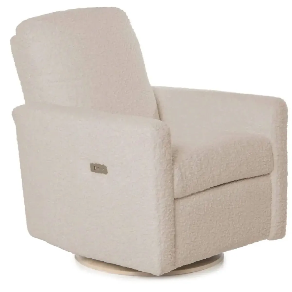 Motorized Gliders|Gliders-Oilo Drew Swivel Glider with Power Recline Wood Base (Grade D)