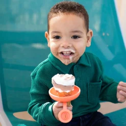 Baby Food Feeders-Boon Inc. Drizzle Popsicle and Ice Cream Cone Holder (2 Pack)