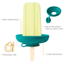 Baby Food Feeders-Boon Inc. Drizzle Popsicle and Ice Cream Cone Holder (2 Pack)