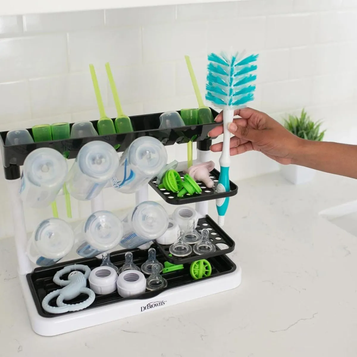 Bottle Brushes + Drying Racks-Dr. Brown's Drying Tower