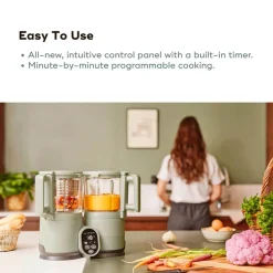 Baby Food Prep + Storage-BabyMoov Duo Meal Glass