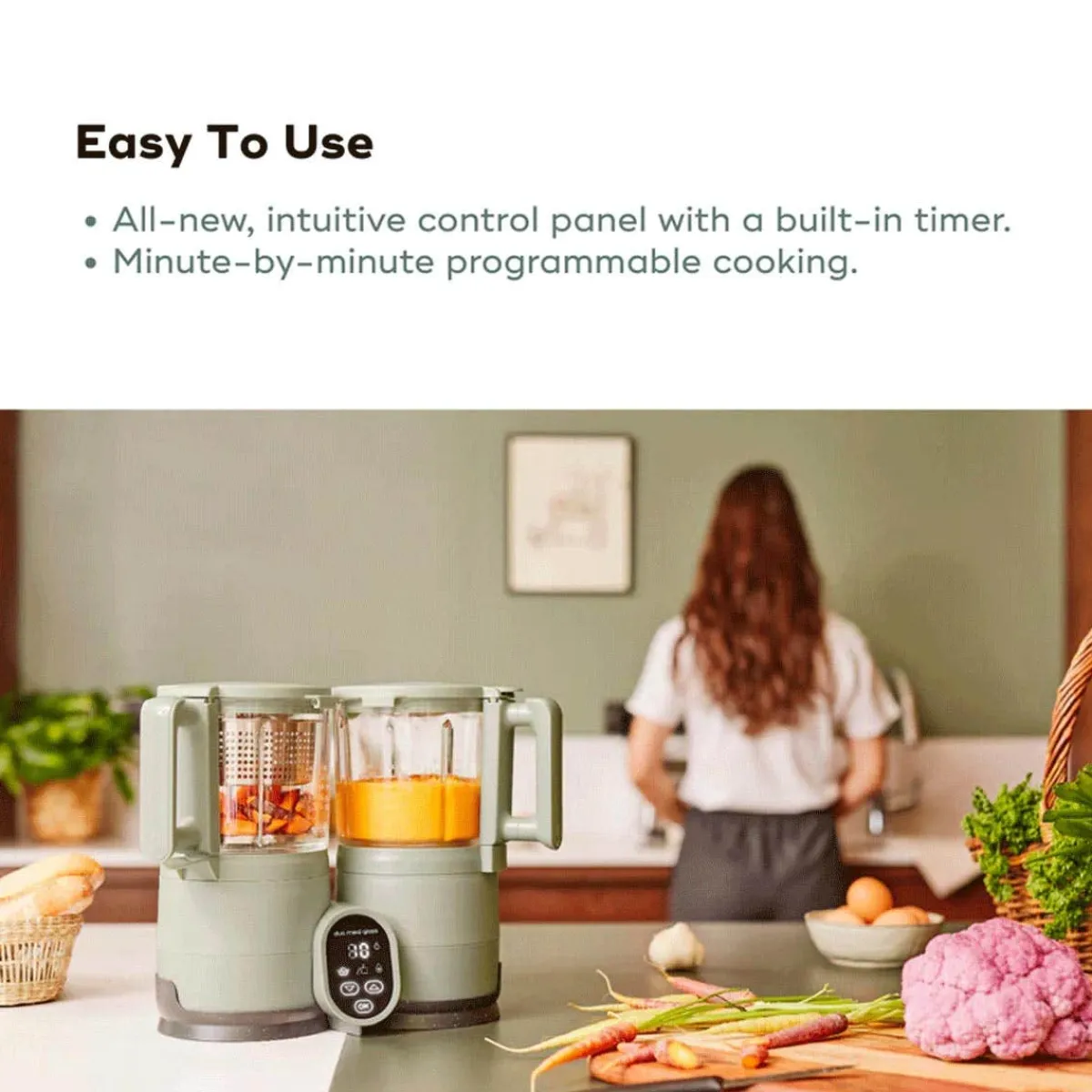 Baby Food Prep + Storage-BabyMoov Duo Meal Glass