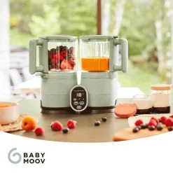 Baby Food Prep + Storage-BabyMoov Duo Meal Glass