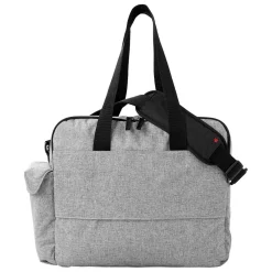 Diaper Bags-Skip Hop Duo Weekender Diaper Bag Grey Melange