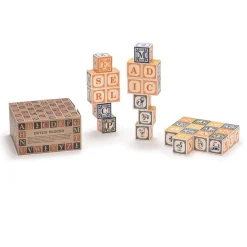 Wooden Toys|Blocks + Shape Sorters-Uncle Goose Dutch ABC Blocks