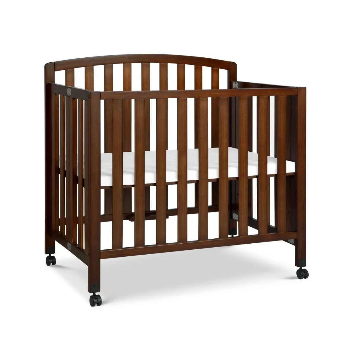 Mini Cribs|Convertible Cribs-DaVinci Dylan 3-in-1 Folding Convertible Mini Crib