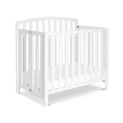 Mini Cribs|Convertible Cribs-DaVinci Dylan 3-in-1 Folding Convertible Mini Crib