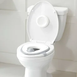 Potties-Skip Hop Easy Store Toilet Trainer White